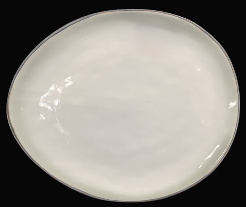 10.5" Rustic Edge Oval Plate - Item #67755