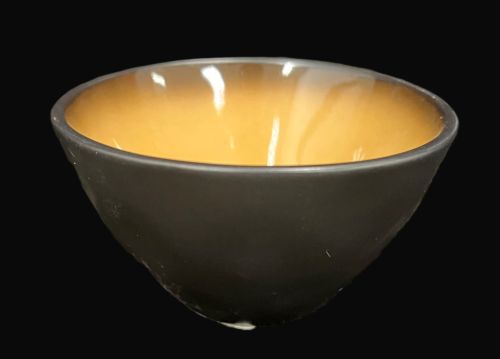 3 IN BLACK MATTE BOWL LIGHT BROWN INSIDE Item #67890-1 – Plates and Beyond
