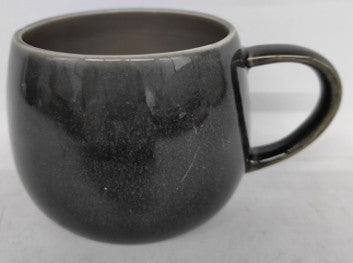4 oz. Glossy Black Stoneware Mug – Item #678941