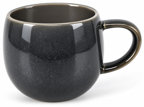 4 oz. Glossy Black Stoneware Mug – Item #678941
