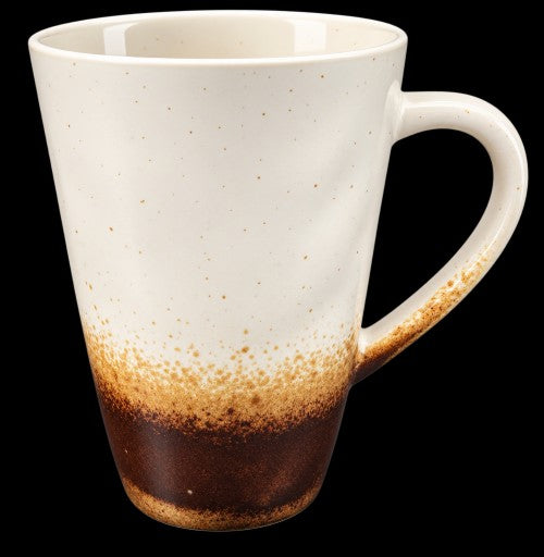 20 OZ RUSTIC GRADIENT BEIGE BROWN MUG Item #67901