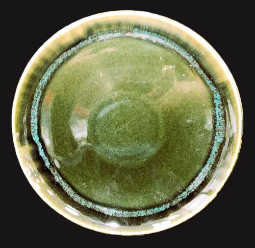 8.75 INCH RICH EMERALD GREEN SIDE PLATE Item #67931