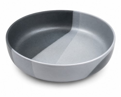 8 INCH THREE TONE MATTE GRAY BOWL Item #67946