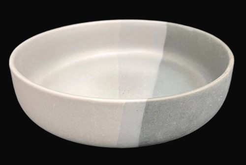 8 INCH THREE TONE MATTE GRAY BOWL Item #67946