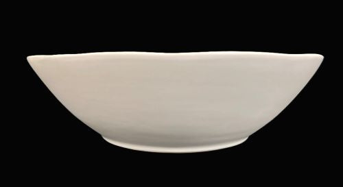 11.25 INCH IVORY BOWL WITH WAVE-RIM Item #67962