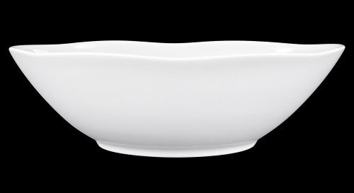 11.25 INCH IVORY BOWL WITH WAVE RIM Item #67962
