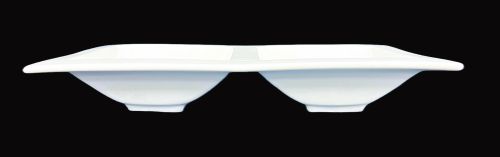 9.5X5.5 INCH RECTANGULAR 2 SECTIONAL DISH Item #67981-1