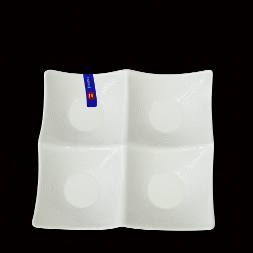 7.75" x 7.75" Four-Sectional Plate - Item #67982