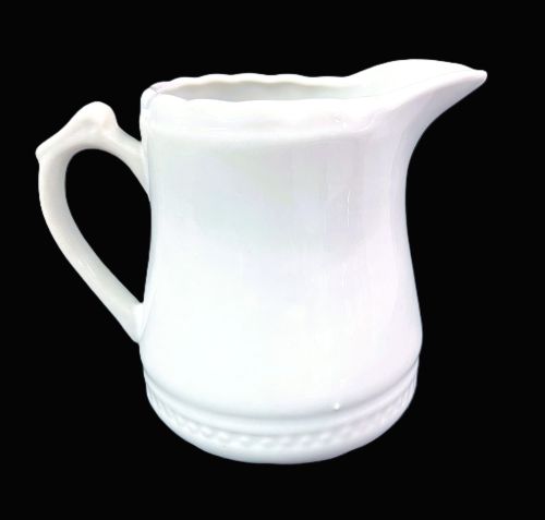 4.5" x 3" Creamer – White Porcelain Item #67998