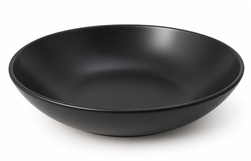 9.25" Matte Black Entrée Bowl Item #68013