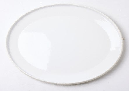 15.5" Classic White Oval Platter - Item #68048