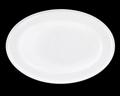 15.5" Classic White Oval Platter - Item #68048