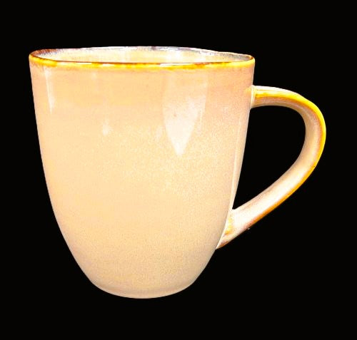 16 oz. Cream Blush Mug - Item #68077