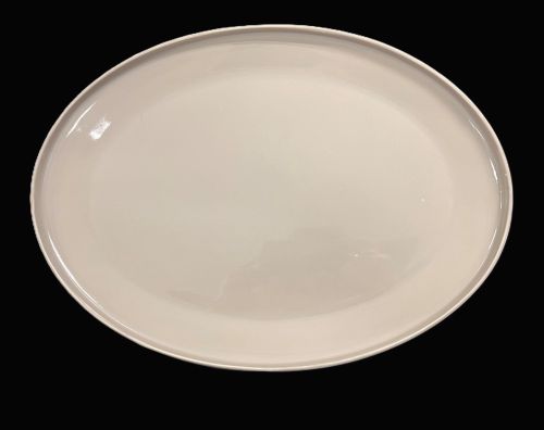 15x11" Taupe Oval Platter - Item #68103-1