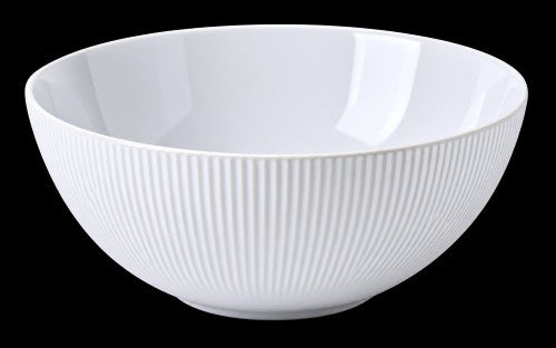 11" Ridge White Serving Bowl - Item #68108