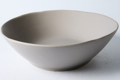 13" ClayForm Taupe Serving Bowl - Item #68118