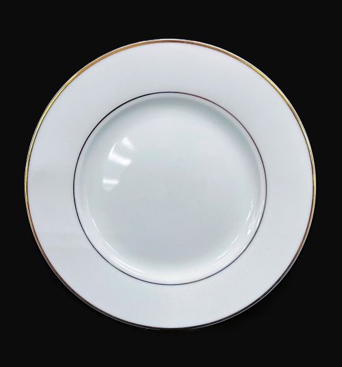 8" Dessert Plate Gold Line - Item #68128