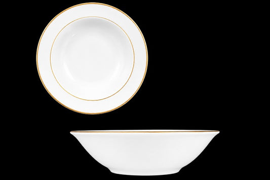 8" Salad Bowl Gold Line - Item #68130