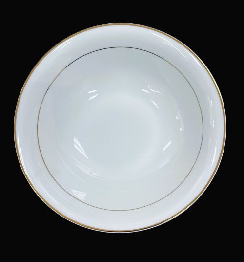 8" Salad Bowl Gold Line - Item #68130