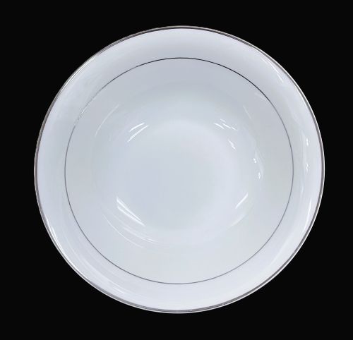 8" Salad Bowl Silver Line - Item #68131