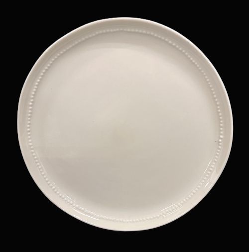 8.25" Chantilly Beaded White Plate - Item #68157
