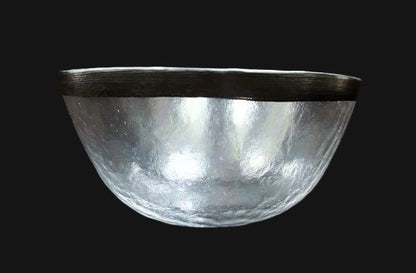 5.5" Black Rim Hammered Bowl - Item# 68229