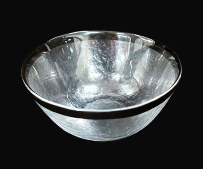 5.5" Black Rim Hammered Bowl - Item# 68229