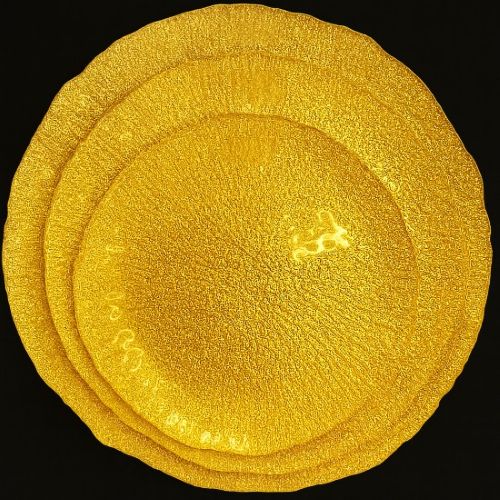 13" Chanterelle Gold Charger Plate - Item #68235