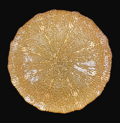 8.25" Chanterelle Gold Saled Plate - Item #68237