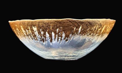 7" Gold Icicle Bowl - Item #68242