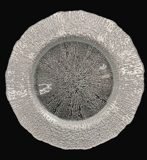 13" Notre Dame Silver Charger Plate - Item #68258