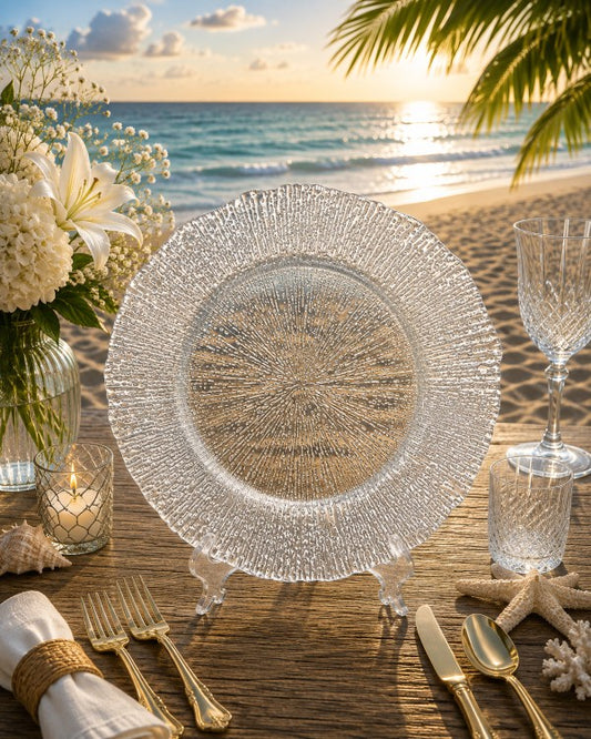 13" Notre Dame Silver Charger Plate - Item #68258