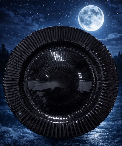 13" Marbella Line Black Charger Plate - item #68262