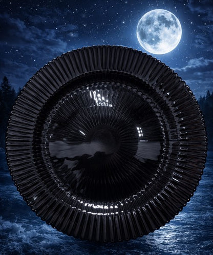 13" Marbella Line Black Charger Plate - item #68262