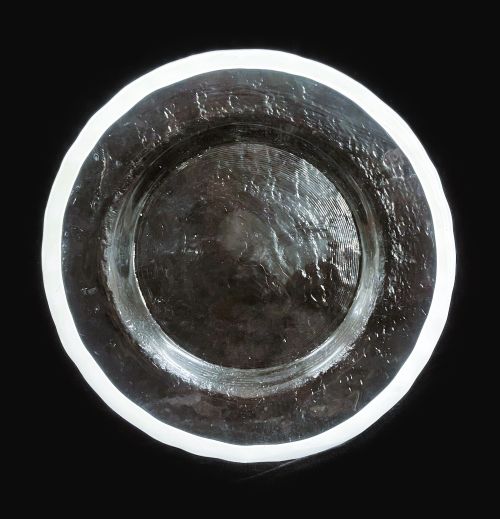 8.75" Clear White Rim Salad Plate - Item #68279