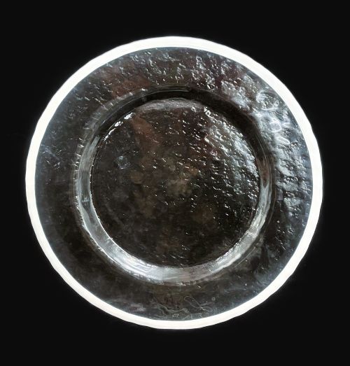 6.75" Clear White Rim Bread & Butter Plate - Item #68280