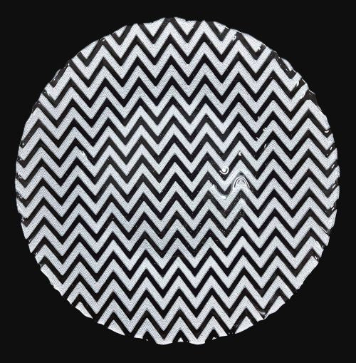 13" Missoni Black & White Charger Plate - Item #68285