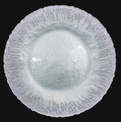 13" Icicle Cameo Green Charger Plate - Item #68287