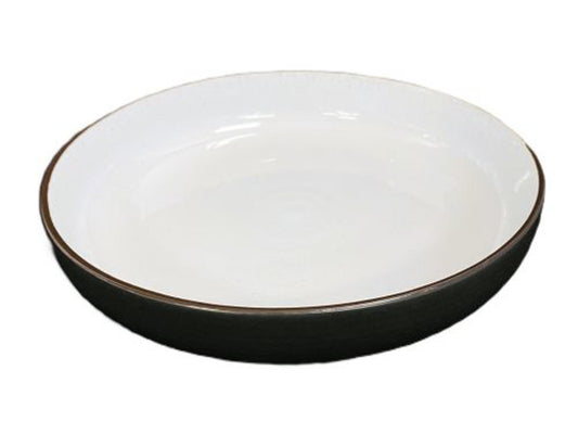 11" White Bowl with Black Exterior - Item #68290-1