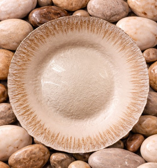 13" Icicle Rose Blush Charger Plate - Item #68292