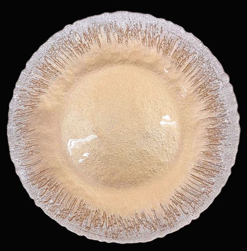 13" Icicle Rose Blush Charger Plate - Item #68292