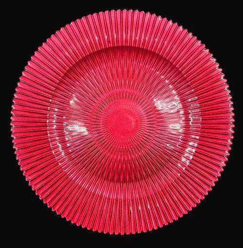 13" Marbella Cranberry Charger Plate - Item #68293