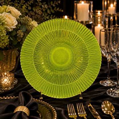13" Marbella Citron Charger Plate - Item #68294