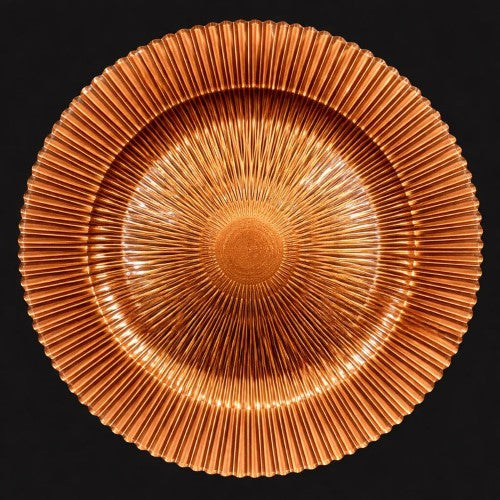 13" Marbella Copper Charger Plate - Item #68303