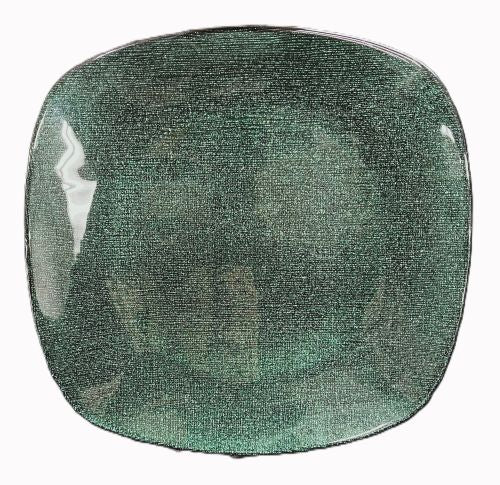 10.5" Square Glitter Dinner Plate - Item #68314