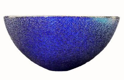 6.75" Blue Glitter Bowl - Item #68318