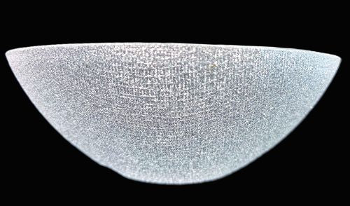 6.75" Silver Glitter Bowl - Item #68319