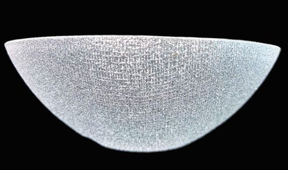 6.75" Silver Glitter Bowl - Item #68319