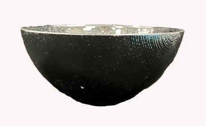 5" Black Glitter Bowl - Item #68326