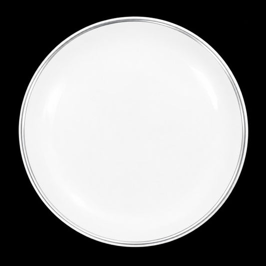 12" Regency Silver Rim Dinner Plate - Item #68330 $6.99 & 10.5" 68329 $3.99